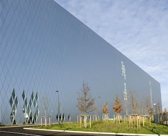La nuova sede degli Archivi nazionali francesi di Pierrefitte, progettata da Massimiliano e Doriana Fuksas. La sede aprira' al pubblico il 21 gennaio 2013. ANSA/US ARCHIVI NAZIONALI FRANCESI

