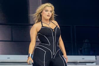 INDIO, CALIFORNIA - APRIL 14: (FOR EDITORIAL USE ONLY) Bebe Rexha performs onstage at the 2024 Coachella Valley Music and Arts Festival at Empire Polo Club on April 14, 2024 in Indio, California. (Photo by Emma McIntyre/Getty Images for Coachella)