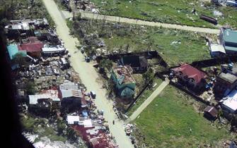 devastazione di un villaggio