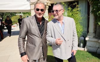 VENICE, ITALY - SEPTEMBER 07: Todd Allen and David O'Hara are seen at Hotel Excelsior during the 81st Venice International Film Festival on September 07, 2024 in Venice, Italy. (Photo by Matt Winkelmeyer/Getty Images)