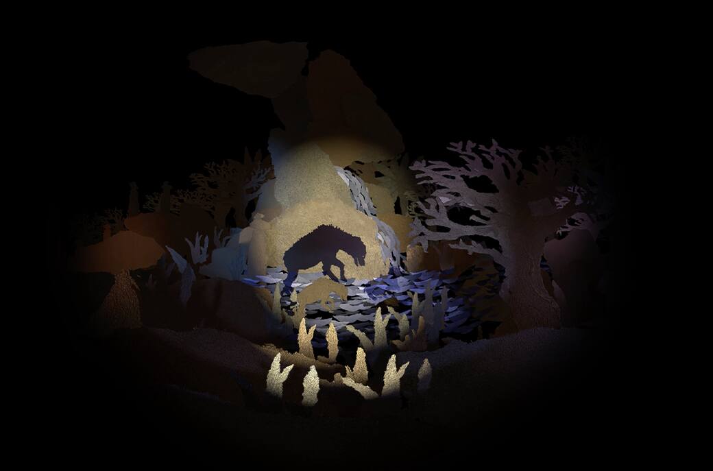 Claudia Losi, Anìmule vr. Il mondo sottile, 2025, VR film frame, courtesy artist