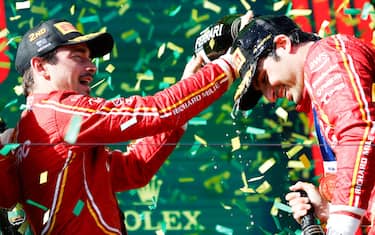 GP Australia, è doppietta Ferrari: 1° Sainz, 2° Leclerc