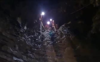 Salvataggio speleologa