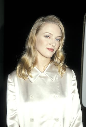 Uma Thurman at the Beverly Hilton Hotel in Beverly Hills, California (Photo by Jim Smeal/Ron Galella Collection via Getty Images)