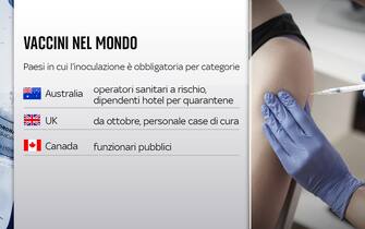 Grafiche coronavirus: i vaccini nel mondo