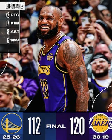 LOS ANGELES LAKERS-GOLDEN STATE WARRIORS 120-112