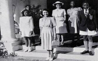 La regina Elisabetta II in Sudafrica nel 1947