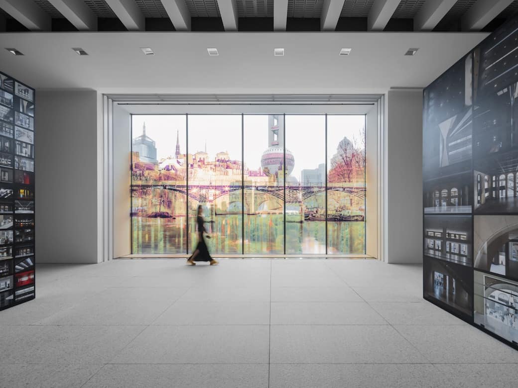  Exhibition view of Jean Nouvel, Without the Artist, Architecture Disappears, Museum of Art Pudgong, Shanghai, 2026. © Alessandro Wang