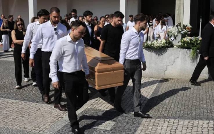 Diogo Jota funerali Ruben Neves