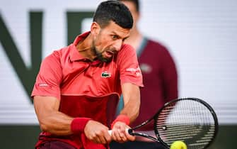 Novak DJOKOVIC of Serbia during the third day of Roland-Garros 2024, ATP and WTA Grand Slam tennis tournament on May 28, 2024 at Roland-Garros stadium in Paris, France