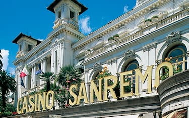 ITALY - CIRCA 2016: Art Nouveau-style Casino, 1905, architect Eugene Ferret, San Remo, Liguria. Italy, 20th century. (Photo by DeAgostini/Getty Images)
