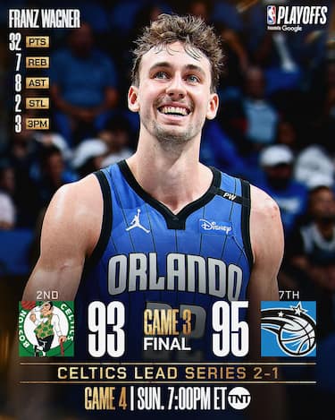 ORLANDO MAGIC-BOSTON CELTICS 95-93