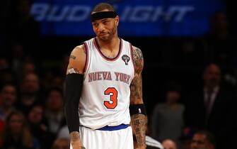 NEW YORK, NY - MARCH 07:  Kenyon Martin #3 of the New York Knicks reacts after he fouls out of the game against the Oklahoma City Thunder on March 7, 2013 at Madison Square Garden in New York City. The Oklahoma City Thunder defeated the New York Knicks 95-94. NOTE TO USER: User expressly acknowledges and agrees that, by downloading and/or using this photograph, user is consenting to the terms and conditions of the Getty Images License Agreement.  (Photo by Elsa/Getty Images)