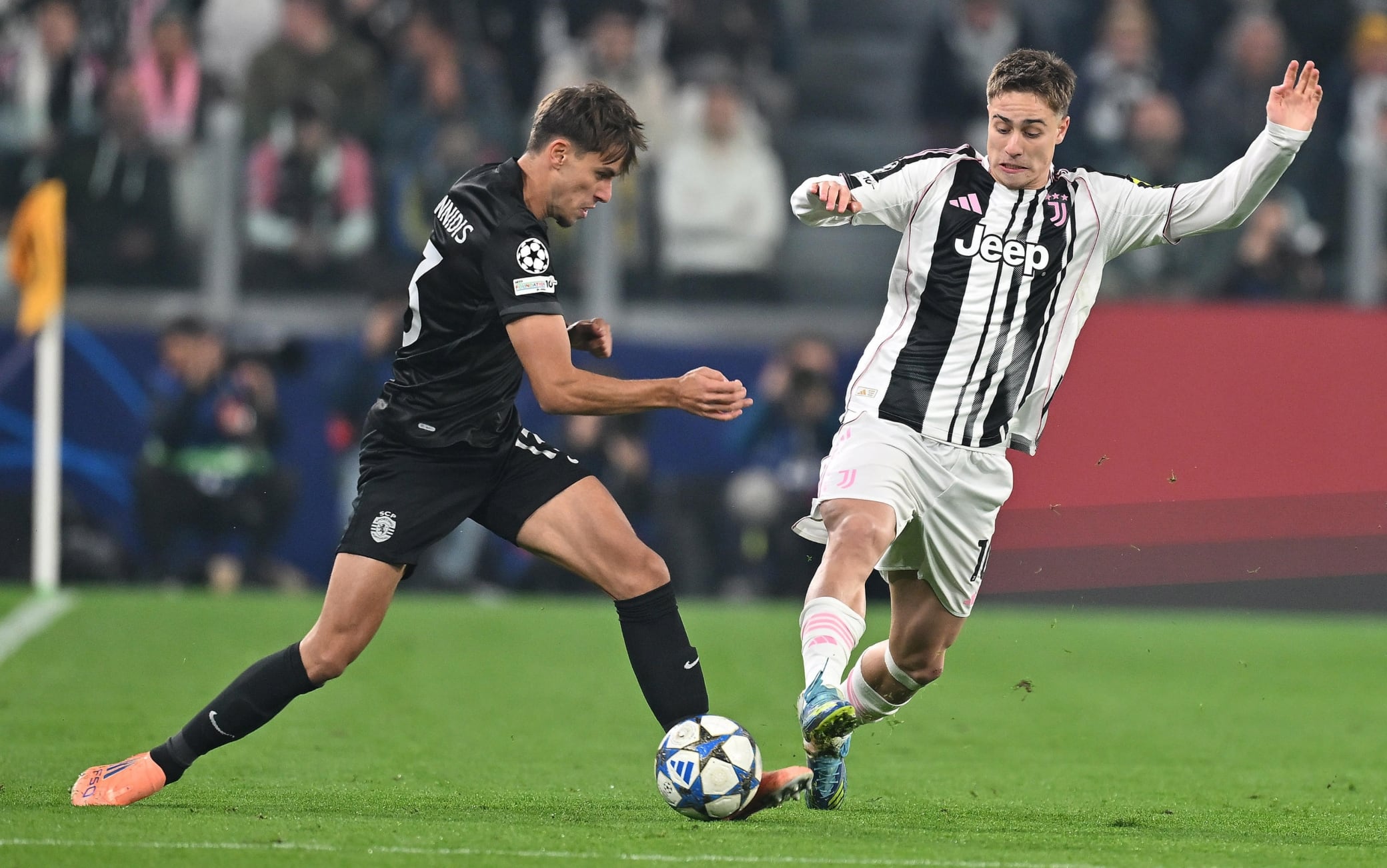 Il primo tempo di Juve-Sporting