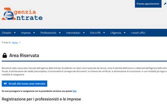 agenzia entrate sito