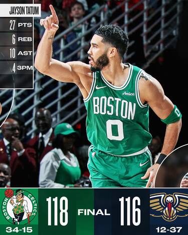 NEW ORLEANS PELICANS-BOSTON CELTICS 116-118