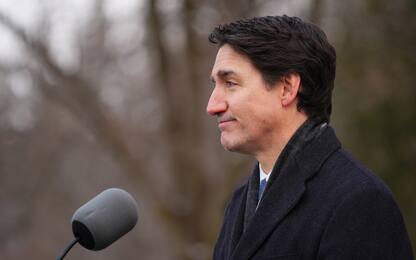Prime Minister Justin Trudeau announces his resignation as Liberal leader and prime minister outside Rideau Cottage in Ottawa on Monday, Jan.6, 2025. THE CANADIAN PRESS/Sean Kilpatrick