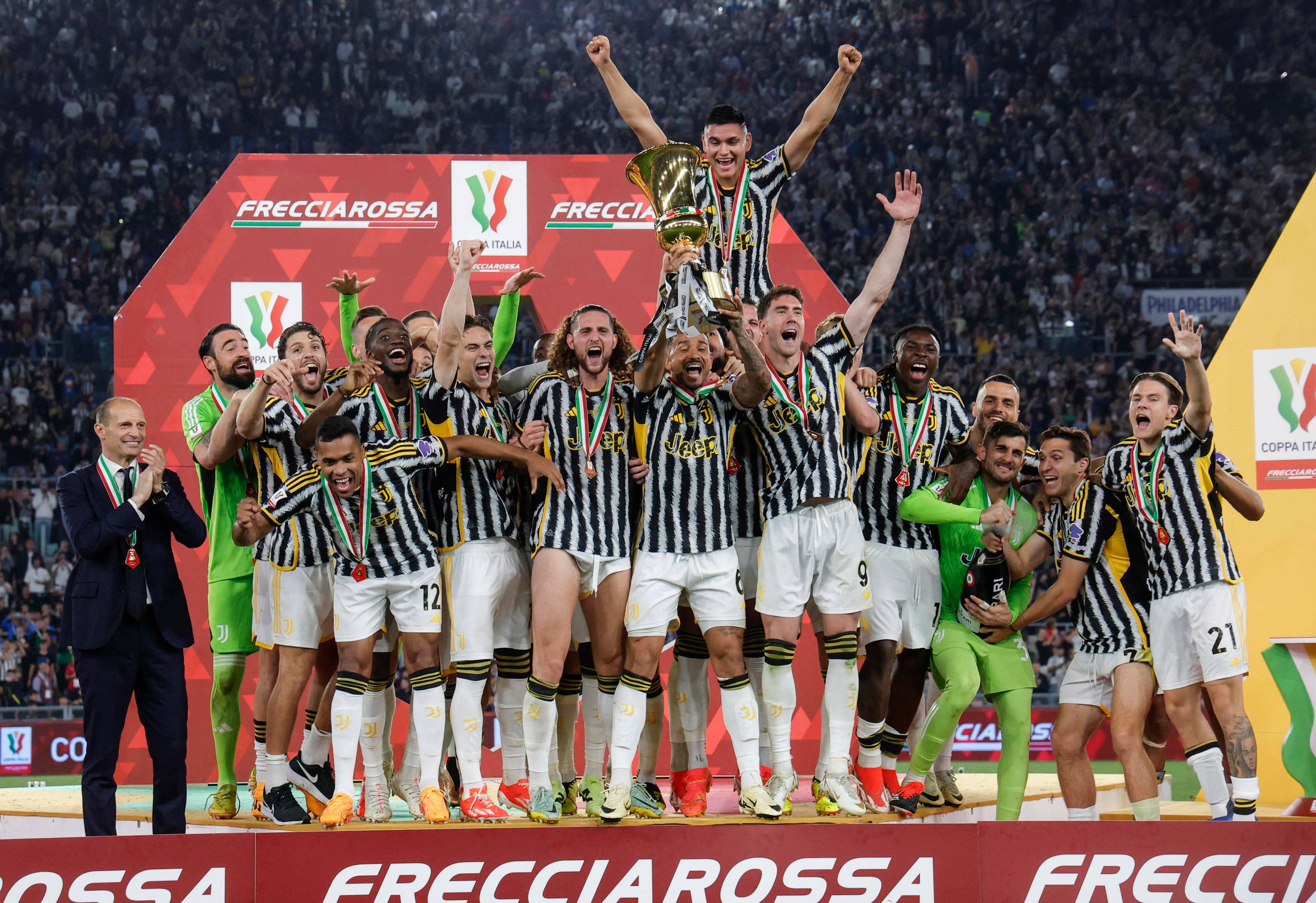 Vince la Juventus grazie a Vlahovic, Atalanta ko 1-0