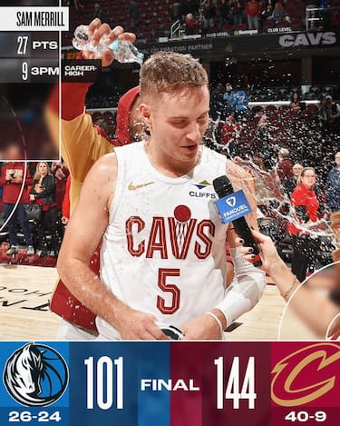 CLEVELAND CAVALIERS-DALLAS MAVERICKS 144-101