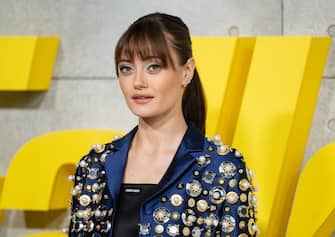 LONDON, ENGLAND - APRIL 04: Ella Purnell attends the UK special screening of "Fallout" at Television Centre on April 04, 2024 in London, England. (Photo by Samir Hussein/WireImage)
