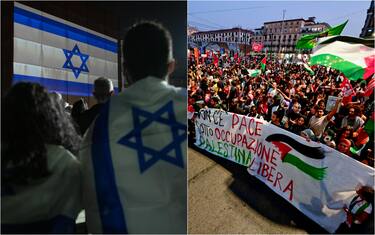 manifestazioni_israele_palestina_ansa