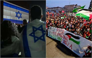 manifestazioni_israele_palestina_ansa