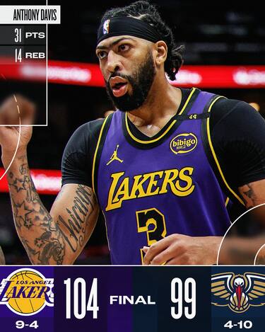 NEW ORLEANS PELICANS-LOS ANGELES LAKERS 99-104