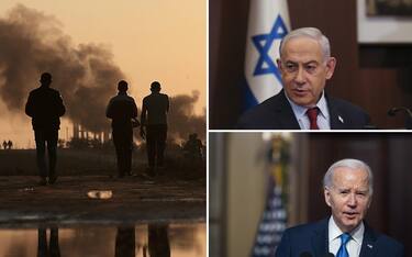 gaza-ansa-guerra-israele-hamas-netanyahu-biden