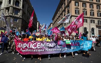 Un momento della manifestazione dei Pro Vita & Famiglia a Roma, 22 giugno 2024.
ANSA/MASSIMO PERCOSSI