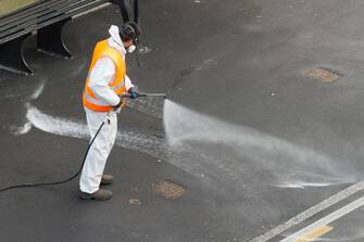 Disinfestation. Nese. Italy. (Photo by: Bluered/REDA&CO/Universal Images Group via Getty Images)