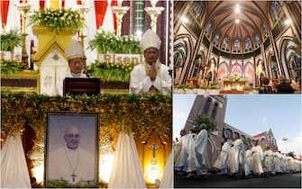 omaggi al papa a yangon