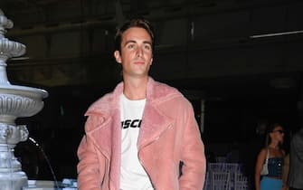 Milano, Milan Fashion Week, Woman Spring Summer 2023.  Milano, Moda Donna, primavera estate 2023. Moschino front row Pictured: Mattia Stanga