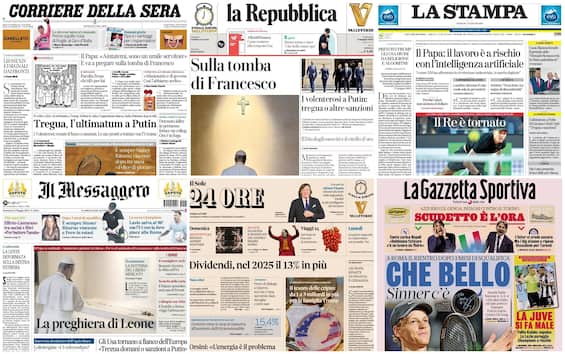 le prime pagine dei quotidiani di oggi 11 maggio la rassegna stampa di sky tg24 da Tg24.sky.it le prime pagine dei quotidiani di oggi 11 maggio la rassegna stampa di sky tg24