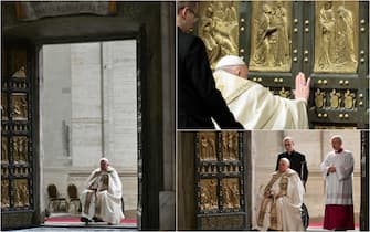 papa francesco porta santa san pietro