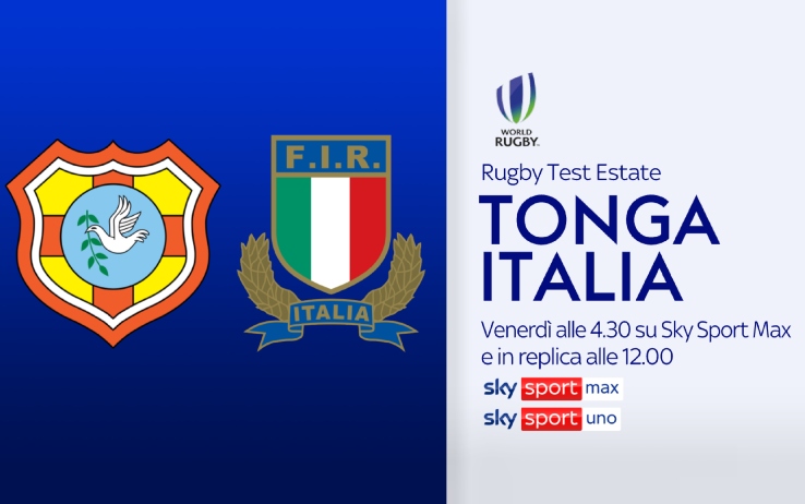Summer Series, Tonga-Italia live su Sky