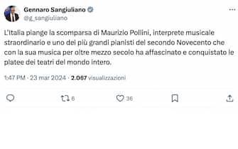Maurizio Pollini ricordo social
