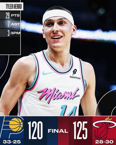 MIAMI HEAT-INDIANA PACERS 125-120