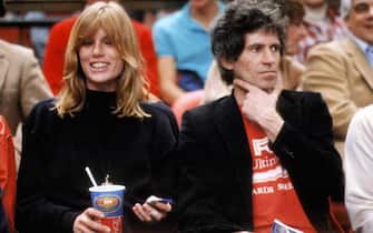 NEW YORK - CIRCA 1980: Keith Richards and Patti circa 1980 in New York. (Photo by PL Gould/Images/Getty Images)