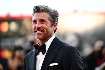 US actor Patrick Dempsey poses on the red carpet of the movie "Ferrari" presented in competion at the 80th Venice Film Festival on August 31, 2023 at Venice Lido. (Photo by GABRIEL BOUYS / AFP) (Photo by GABRIEL BOUYS/AFP via Getty Images)