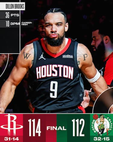 BOSTON CELTICS-HOUSTON ROCKETS 112-114