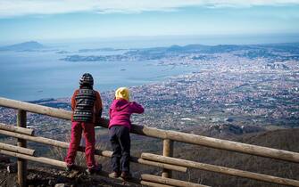 vista del Vesuvio