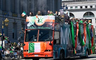 SAN FRANCISCO, CA - MARCH 16: Annual St. Patrick's Day Parade was held in San Francisco, California, United States on March 16, 2024. (Photo by Tayfun Coskun/Anadolu via Getty Images)