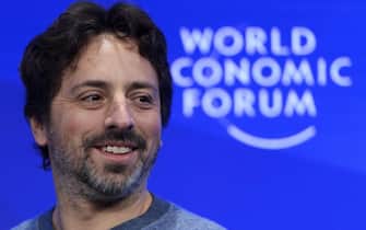 epa05731055 Google co-founder and President of Google's parent company Alphabet American Sergey Brin during the 47th annual meeting of the World Economic Forum, WEF, in Davos, Switzerland, 19 January 2017. The meeting brings together enterpreneurs, scientists, chief executive and political leaders in Davos January 17 to 20.  EPA/LAURENT GILLIERON