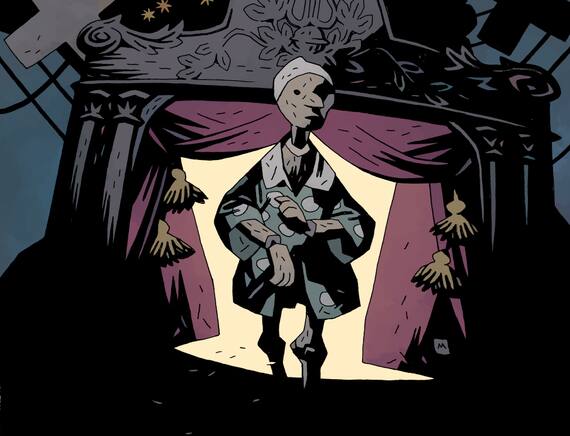 Un dettaglio della copertina di “Pinocchio”