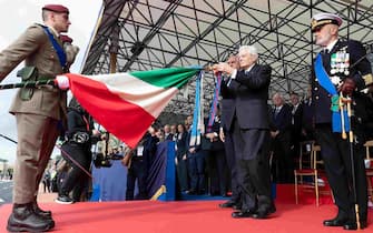 Cagliari - Il Presidente della Repubblica Sergio Mattarella con alla Giornata delle Forze Armate, oggi 4 settembre 2023.
(Foto di Paolo Giandotti - Ufficio Stampa per la Stampa e la Comunicazione della Presidenza della Repubblica)