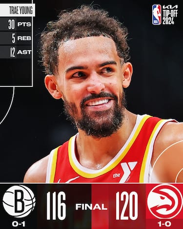 ATLANTA HAWKS-BROOKLYN NETS 120-116