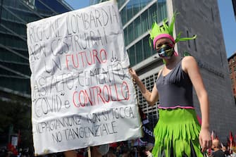 Protesta centri sociali