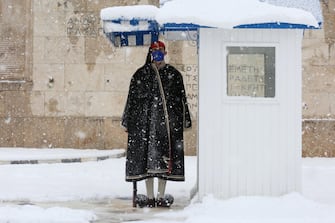 GREECE ATHENS SNOWFALL