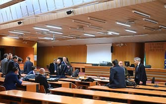 Prima udienza preliminare del processo Juventus presso il palazzo di giustizia di Torino, 27 marzo 2023 ANSA/ALESSANDRO DI MARCO