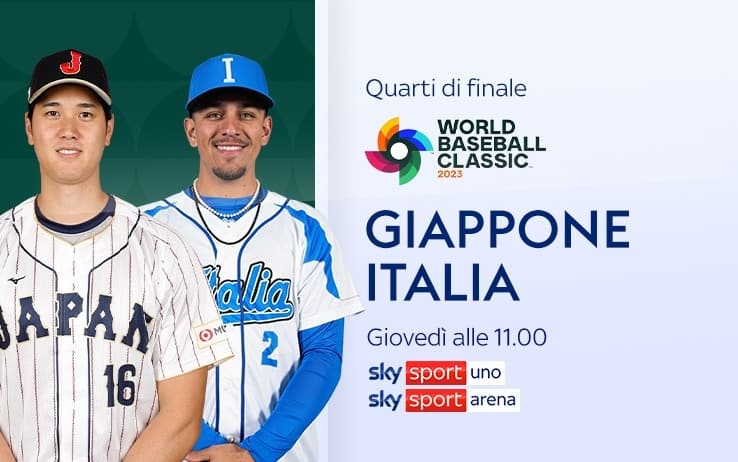 Italia-Giappone, mondiali baseball